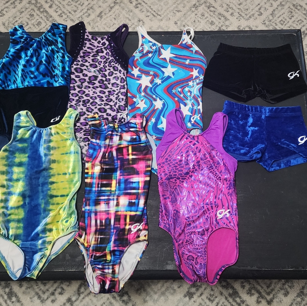 GK leotards and shorts